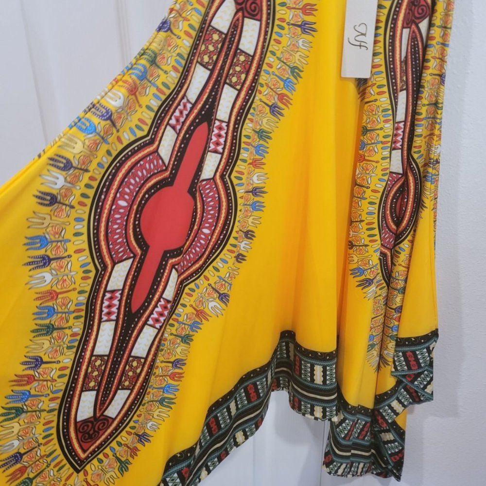 Handkerchief hemline sundress by Kara Chic one size new with tags